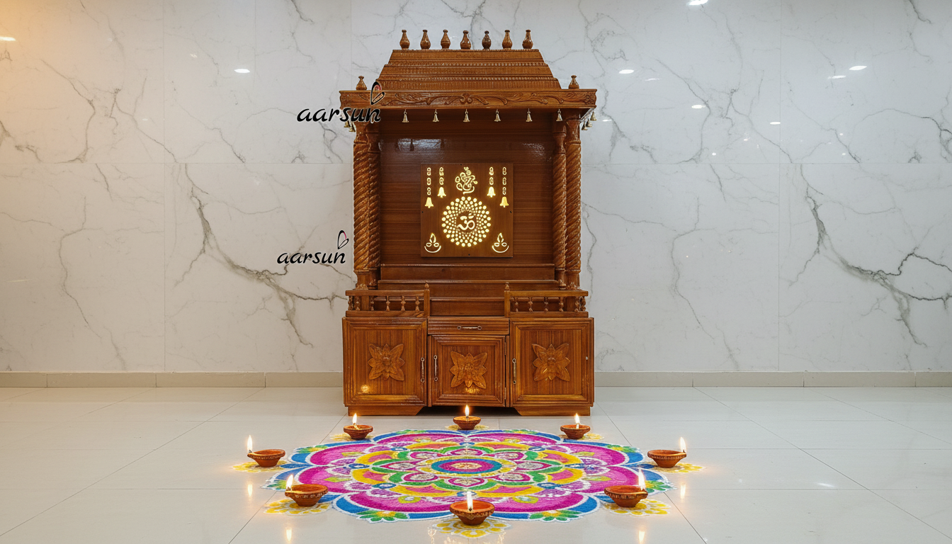 Premium Wooden Temple Designs with Classic Touch